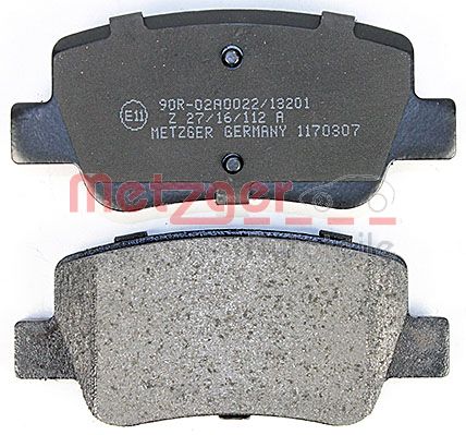 METZGER 1170307 Bremsbelagsatz, Scheibenbremse